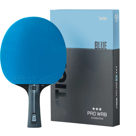 Купить Ракетка для настольного тенниса  Stiga Pro WRB Blue Edition 3 Star FL (1213-0006-01) в Киеве - фото №1